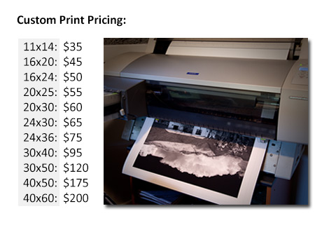 wide format fine art inkjet printing service