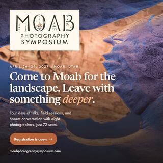 Moab Photography Symposium: April 26-29, 2027