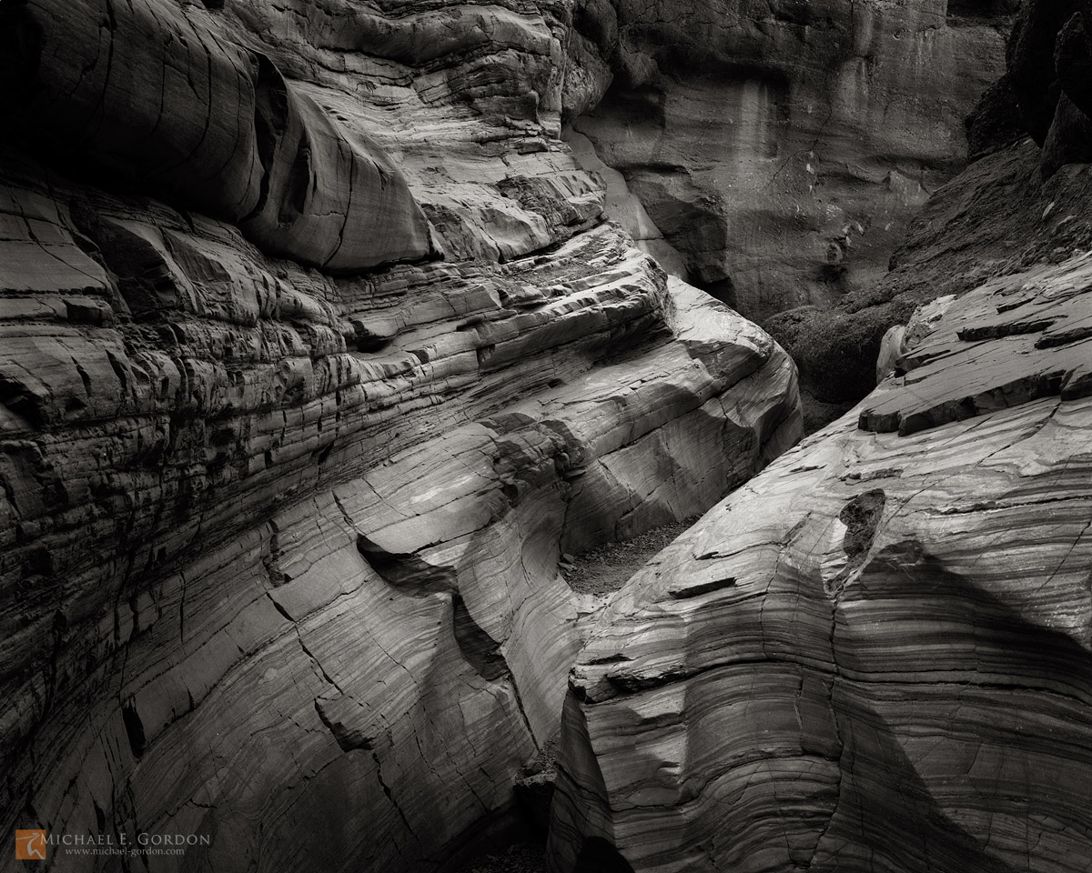 Largely composed of Noonday Dolomite (formed 750-900 million years ago), Mosaic Canyon has been polished and scoured smooth over...