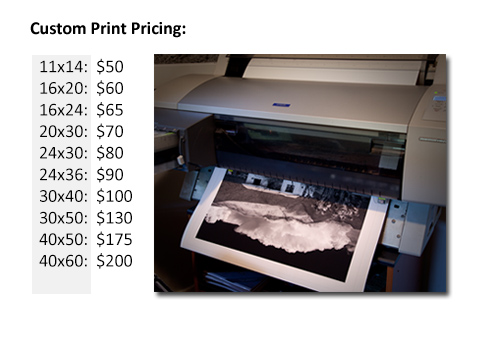wide format fine art inkjet printing service