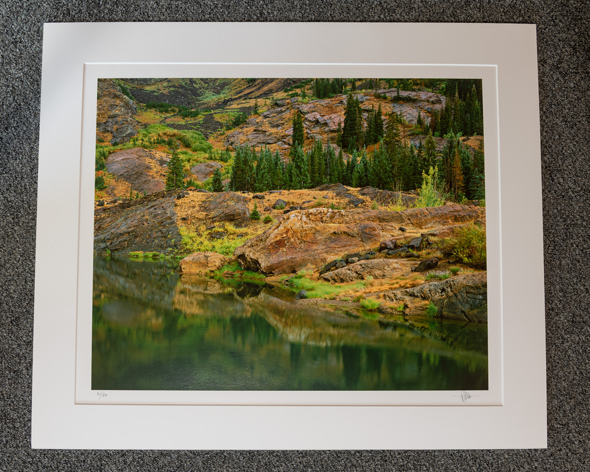 !SALE! 50% reduction on Exhibition Print. Overmat and print are flawless; back of mount may show signs of handling, wear, labels...